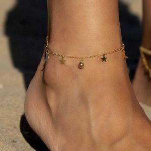 Beautiful star anklet